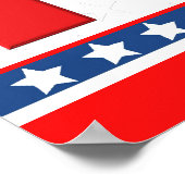 Der Unterschied zwischen Republikanern und Demokra Poster (Ecke)