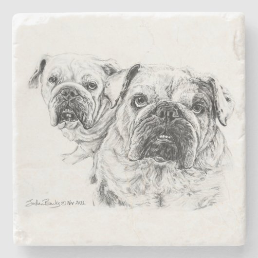 Der Untersetzer Bald Divas Stone (Vorderseite)