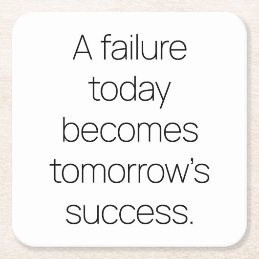 Der Untersetzer des Erfolgs von morgen (Vorderseite)