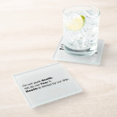 Der Untersetzer des Totglases darf nicht gesucht w (Schrägansicht)