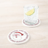 Der Untersetzer des Weihnachtsmanns-Mustache (Seite)