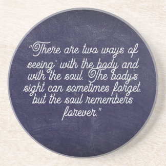 Der Untersetzer des Zitats von Monte Cristo