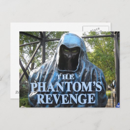 Der Untersetzer-Eingang des Phantom-Rachewalzwerks Postkarte (Vorne/Hinten)