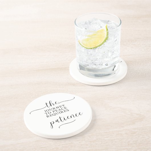 Der Untersetzer "Reise in den Frieden" (Seite)