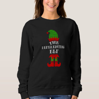Der unterwürfige Elf Weihnachten passende Familie  Sweatshirt