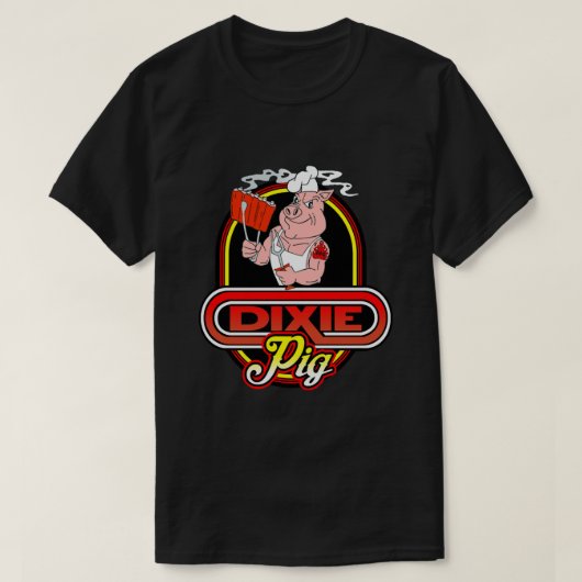 Der unverzichtbare T - Shirt des Dixie Pig (Design vorne)