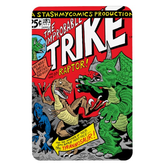 Der unwahrscheinliche Trike von Jim Lawson Magnet (Vertikal)