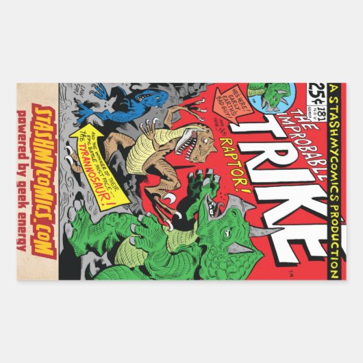 Der unwahrscheinliche Trike von Jim Lawson Sticker (Vorderseite)