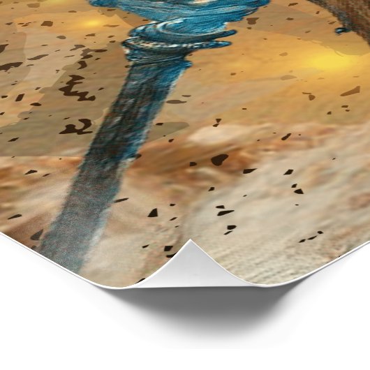 Der unzerbrechliche Geist eines Kriegers Poster (Ecke)