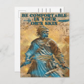 Der unzerbrechliche Geist eines Kriegers Postkarte (Vorne/Hinten)