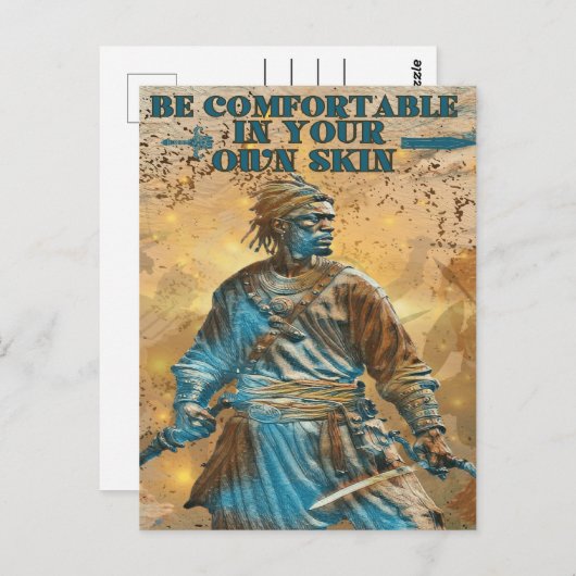 Der unzerbrechliche Geist eines Kriegers Postkarte (Vorne/Hinten)