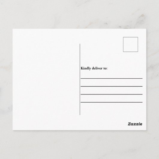 Der unzerbrechliche Geist eines Kriegers Postkarte (Rückseite)