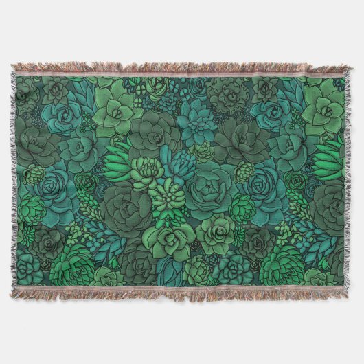 Der üppige Garten in Grün Decke (Vorderseite)