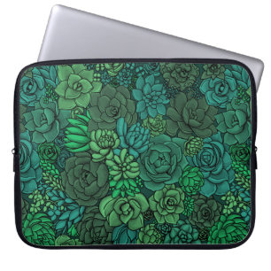 Der üppige Garten in Grün Laptopschutzhülle