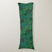 Der üppige Garten in Grün Seitenschläferkissen (Vorderseite Vertikal)