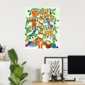 Der Urlaubskrebs Poster (Heimbüro)