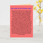 Der Ursprung der Geburtstagskarte Karte (Gelbe Blume)