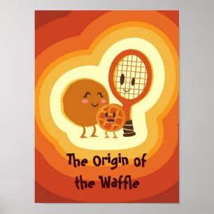 Der Ursprung des Waffels Poster