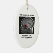Der Ursprung des Wunsches fängt im Hypothalamus an Keramikornament (Rechts)
