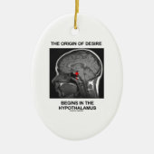 Der Ursprung des Wunsches fängt im Hypothalamus an Keramikornament (Vorne)