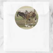 Der ursprüngliche ATV Runder Aufkleber (Tasche)