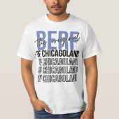 Der ursprüngliche Berf von Chicagoland Funny Print T-Shirt (Vorderseite)