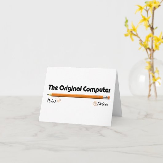 Der ursprüngliche Computer Karte (Gelbe Blume)