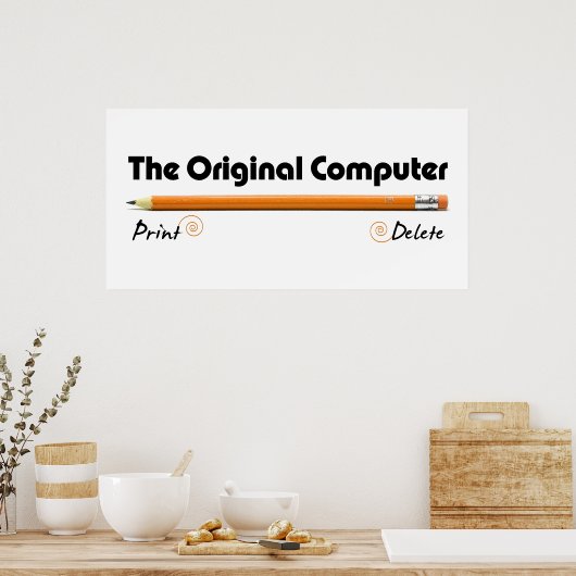 Der ursprüngliche Computer Poster (Küche)