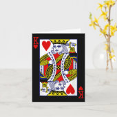 Der ursprüngliche Herz-König (Selbstmordkönig) _2 Karte (Gelbe Blume)