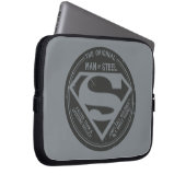 Der ursprüngliche Mann aus Stahl Laptopschutzhülle (Vorne Rechts)