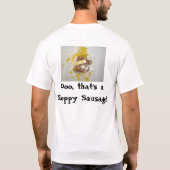 Der ursprüngliche nachlässige Wurst-T - Shirt (Rückseite)
