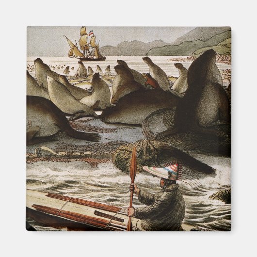 Der US-Drache in einer Expedition, George Catlin Magnet (Vorne)