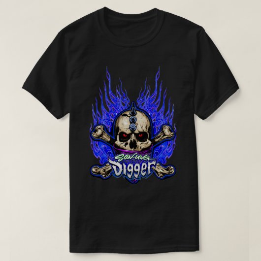 Der US-Schädel T-Shirt (Design vorne)