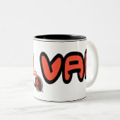 Der VAH Zweifarbige Tasse (VorderseiteRechts)