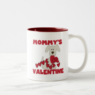Der Valentine-T - Shirts und Geschenke der Zweifarbige Tasse
