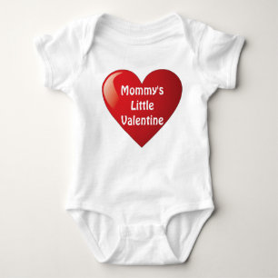 Der Valentine-Windel-Shirt der Mama kleines Baby Strampler