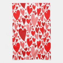 Der Valentinstag der Groovy und Romantik Rotes Her