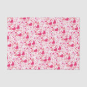 Der Valentinstag des Gemusterten Herzens Seidenpapier (Vorderseite)