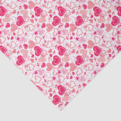 Der Valentinstag des Gemusterten Herzens Seidenpapier (Ausschnitt)