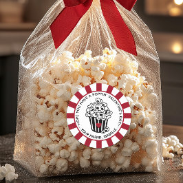 Der Valentinstag des modernen Poppins Runder Aufkleber