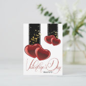 Der Valentinstag Feiertagspostkarte (Stehend Vorderseite)