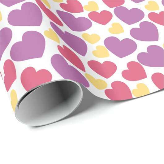 Der Valentinstag Geschenkpapier (Rolleneckpunkt)