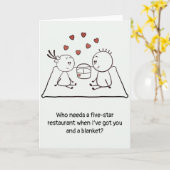 Der Valentinstag Jubiläum Niedlicher Spaß Doodle g Karte (Gelbe Blume)