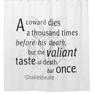 Der Valiant die aber einst Shakespeare Duschvorhang