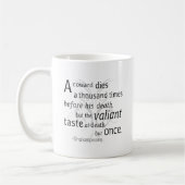 Der Valiant die aber einst Shakespeare Kaffeetasse (Links)