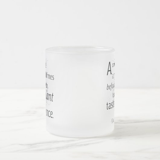 Der Valiant die aber einst Shakespeare Mattglastasse (Mittel)