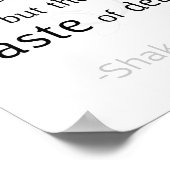 Der Valiant die aber einst Shakespeare Poster (Ecke)