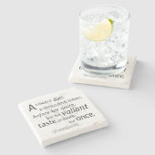 Der Valiant die aber einst Shakespeare Steinuntersetzer (Seitenansicht)