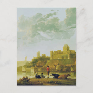 Der Valkhof in Nijmegen von Aelbert Cuyp Postkarte