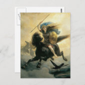 Der Valkyrie, 1869 Postkarte (Vorne/Hinten)
